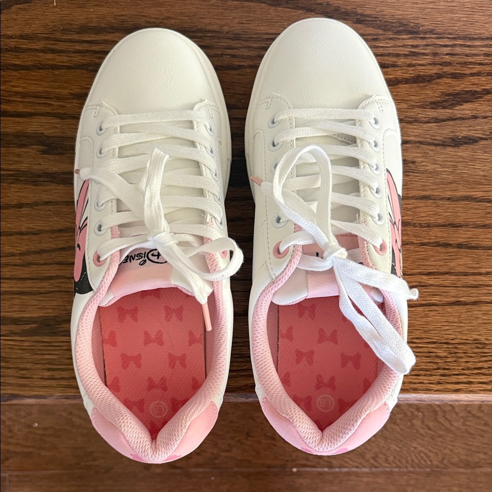 Disney Minnie Mouse White and Pink Sneakers - Picture 4 of 8